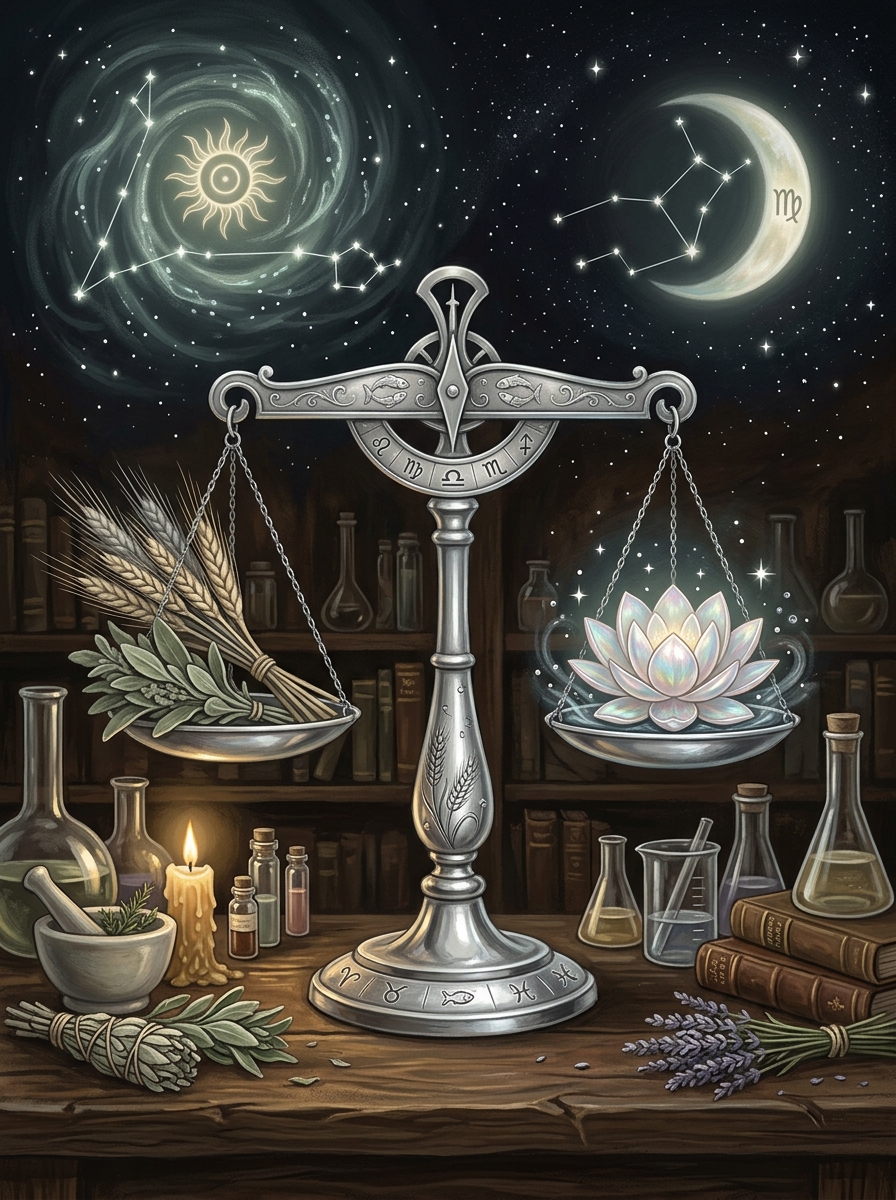 Soleil en Poissons et Lune en Vierge : L'intégration du Mystique Analytique
