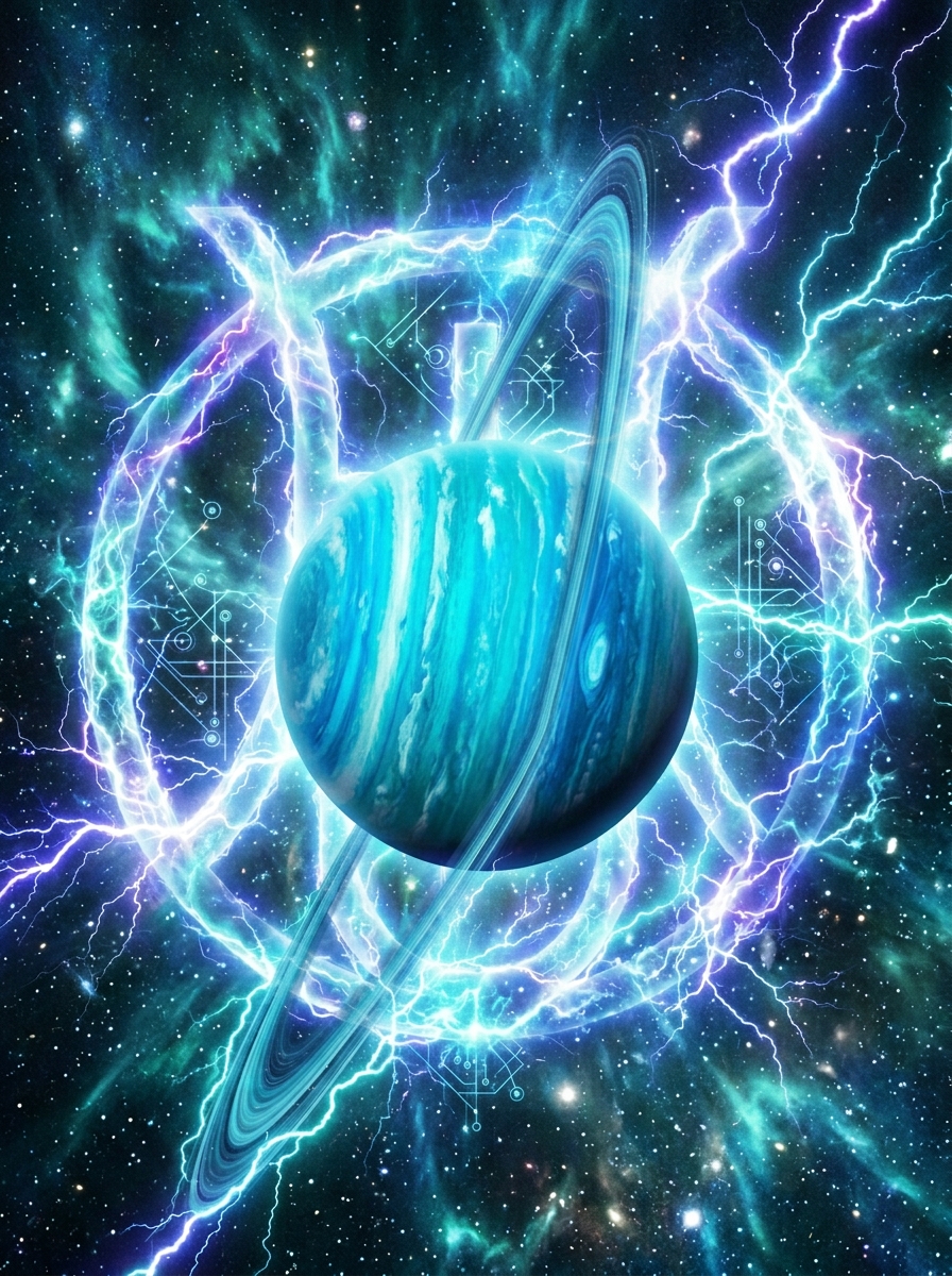 Uranus : l'éveil de la conscience transpersonnelle et le feu de la révolution intérieure