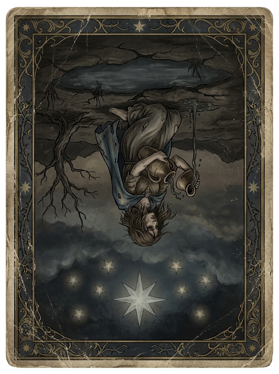 A Estrela no Tarot — significado no amor, carreira e conselho — Carta invertida