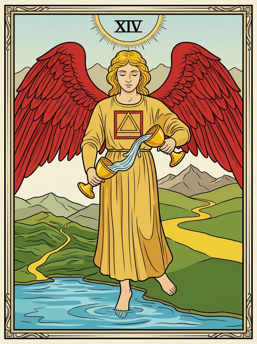 A Temperança no Tarot — significado no amor, carreira e conselho