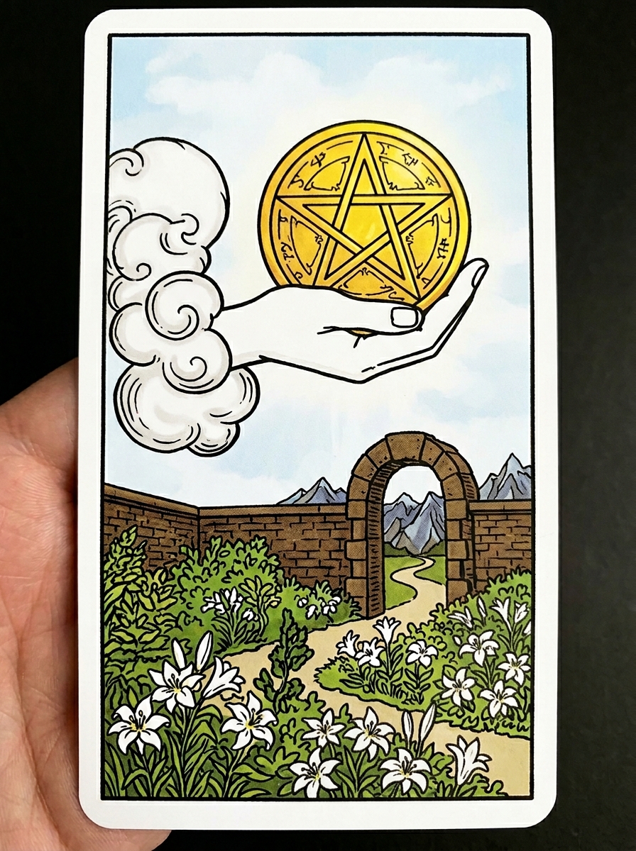 Ás de Ouros no Tarot — significado no amor, carreira e conselho