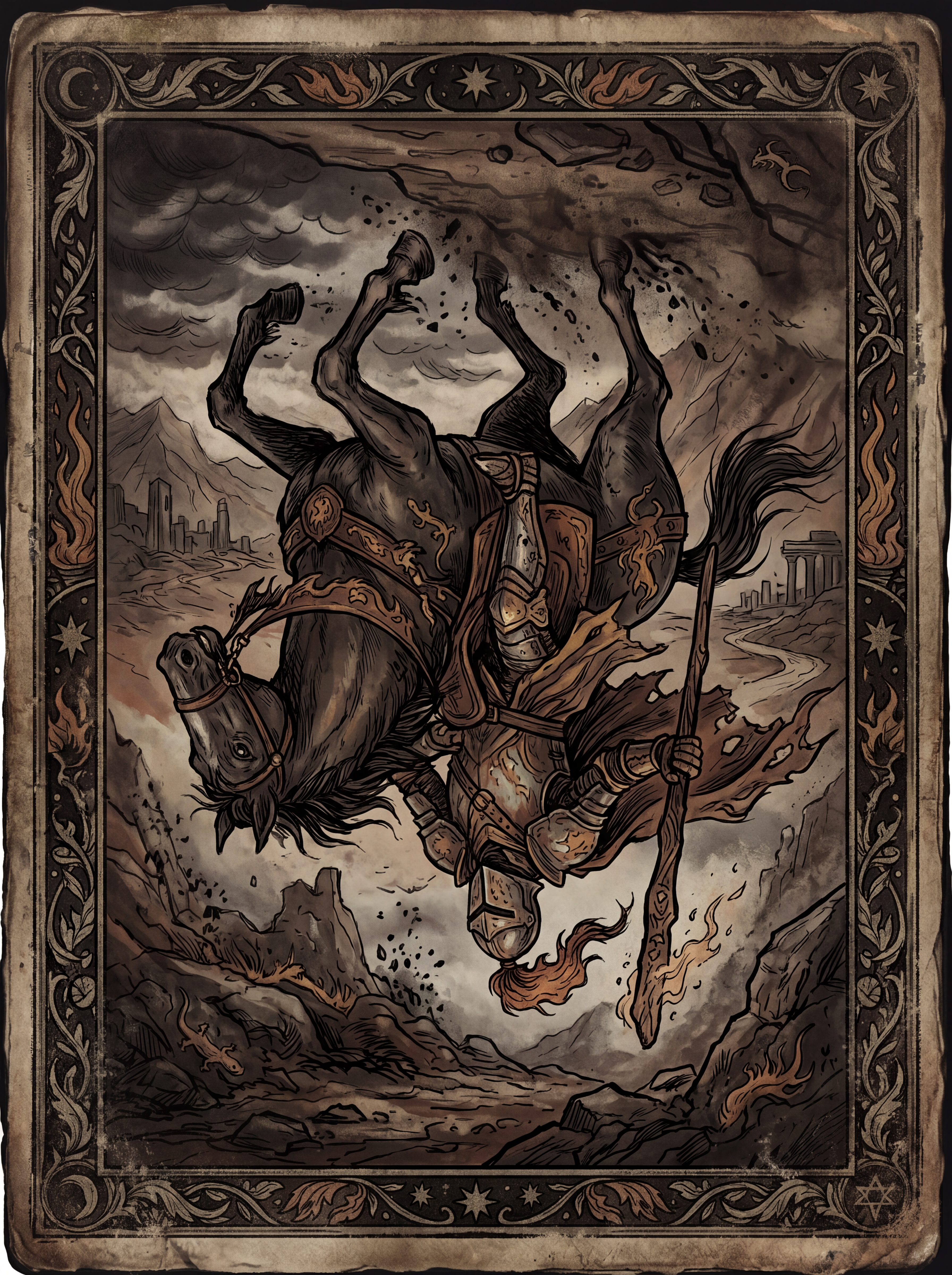 Cavaleiro de Paus no Tarot — significado no amor, carreira e conselho — Carta invertida
