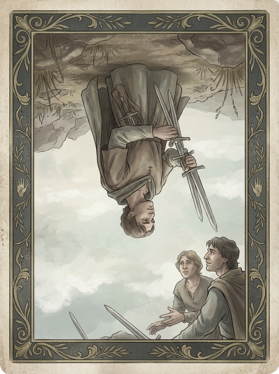 Cinco de Espadas no Tarot — significado no amor, carreira e conselho — Carta invertida