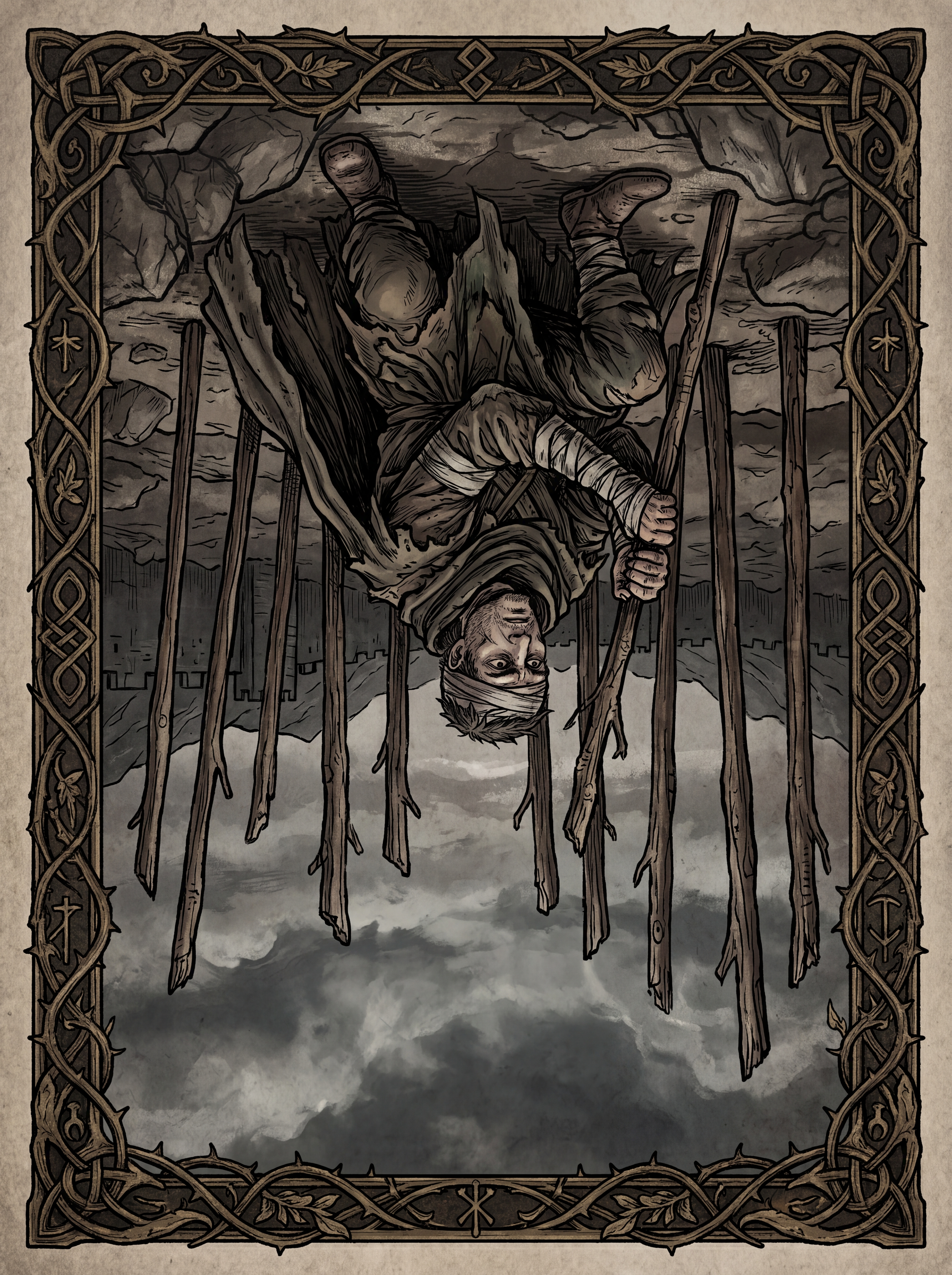 Nove de Paus no Tarot — significado no amor, carreira e conselho — Carta invertida