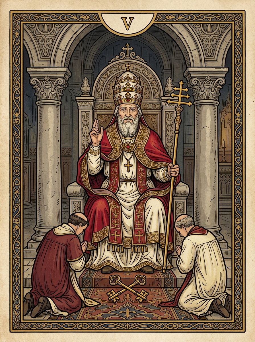 O Hierofante no Tarot — significado no amor, carreira e conselho