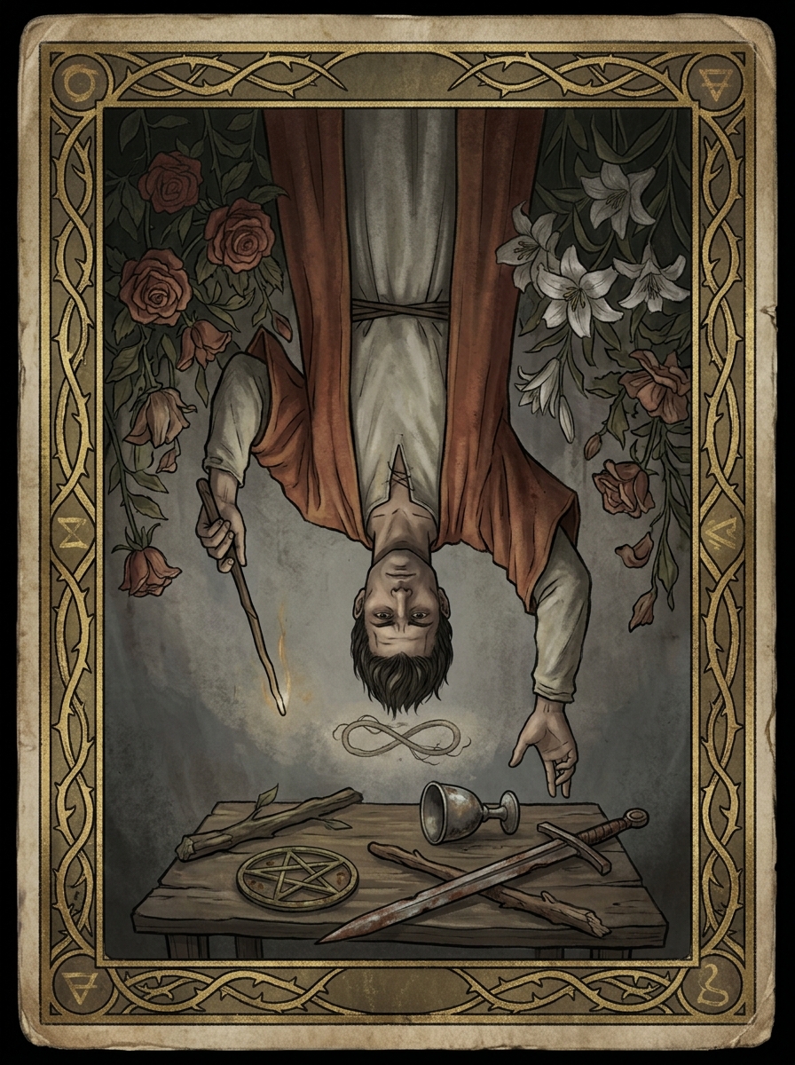O Mago no Tarot — significado no amor, carreira e conselho — Carta invertida