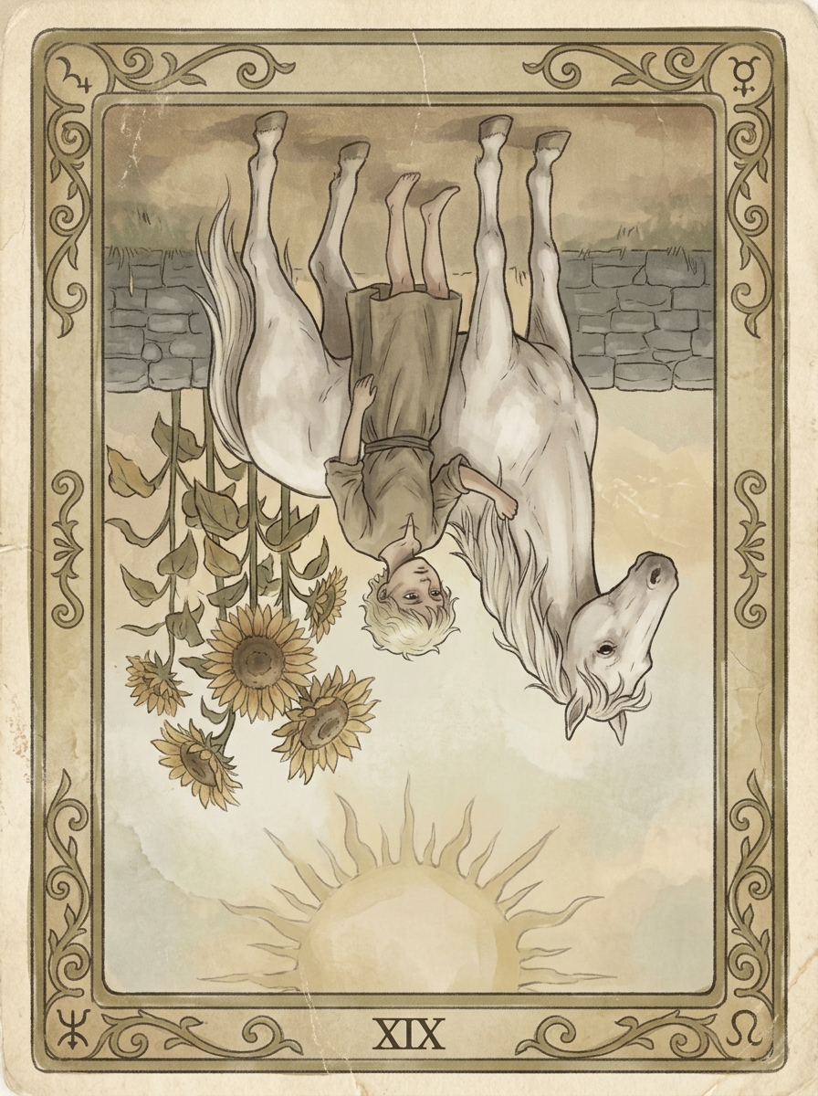 O Sol no Tarot — significado no amor, carreira e conselho — Carta invertida