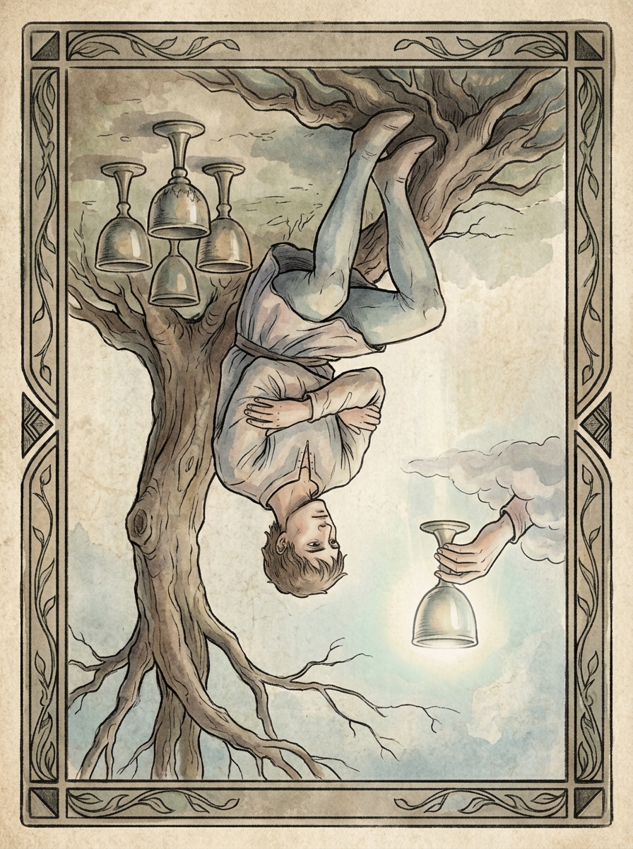 O Quatro de Copas no Tarot — significado no amor, carreira e conselho — Carta invertida