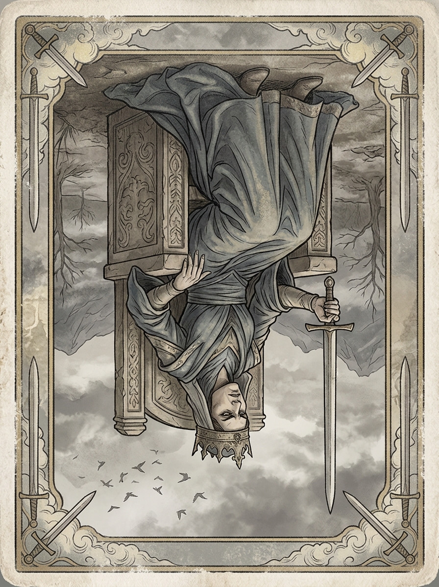 A Rainha de Espadas no Tarot — significado no amor, carreira e conselho — Carta invertida
