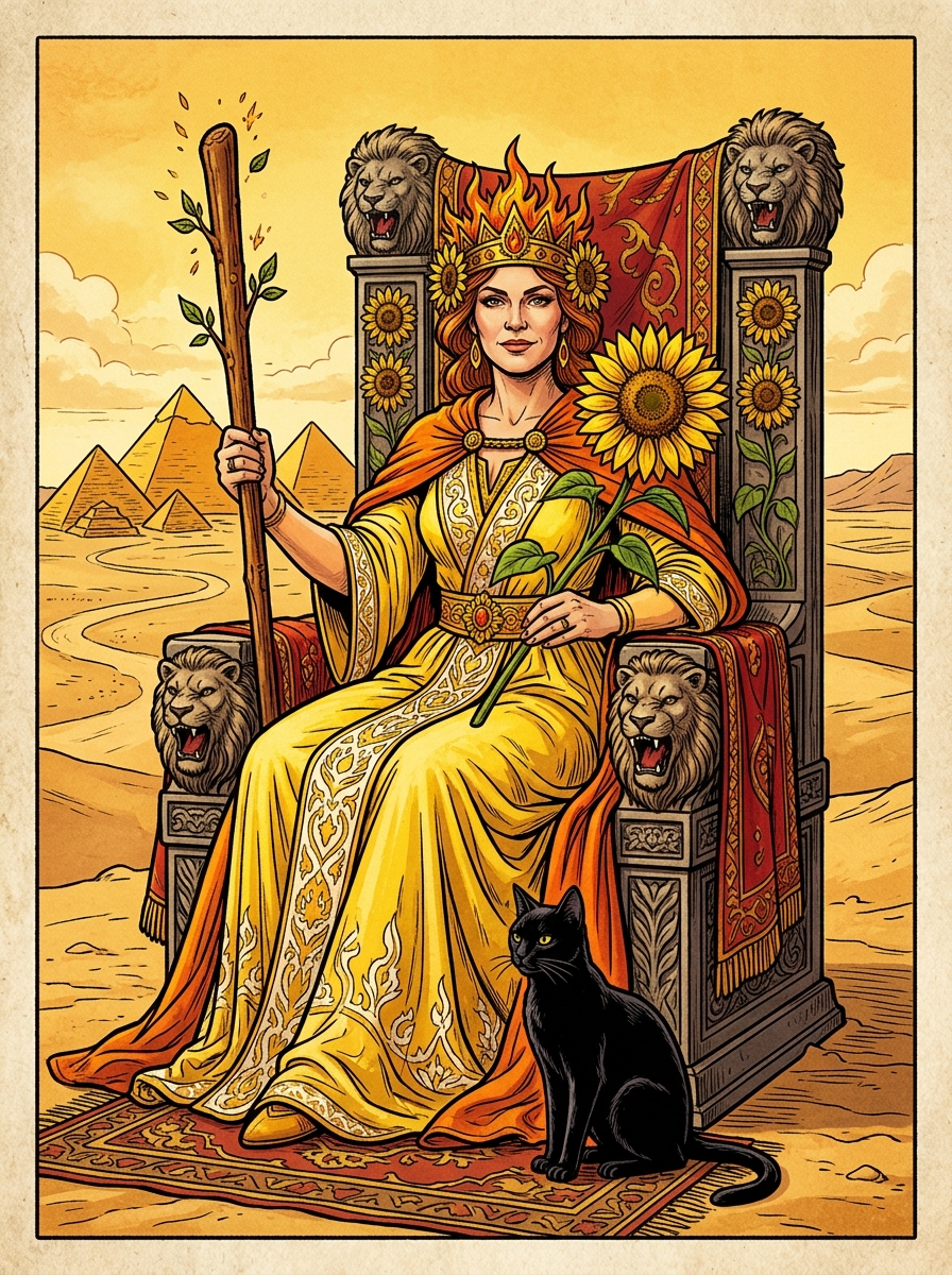 A Rainha de Paus no Tarot — significado no amor, carreira e conselho