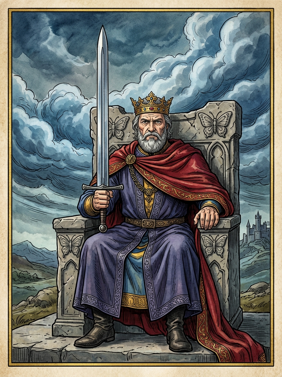 O Rei de Espadas no Tarot — significado no amor, carreira e conselho