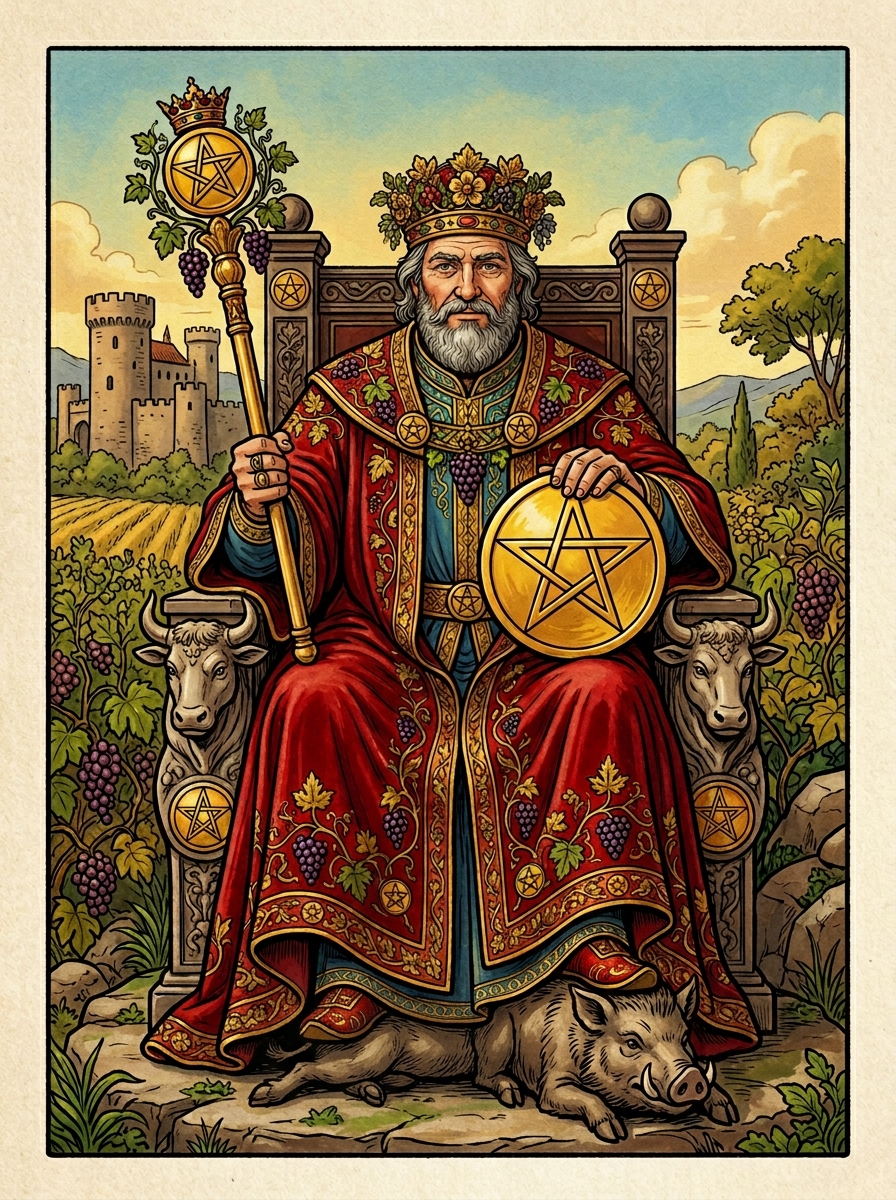 O Rei de Ouros no Tarot — significado no amor, carreira e conselho