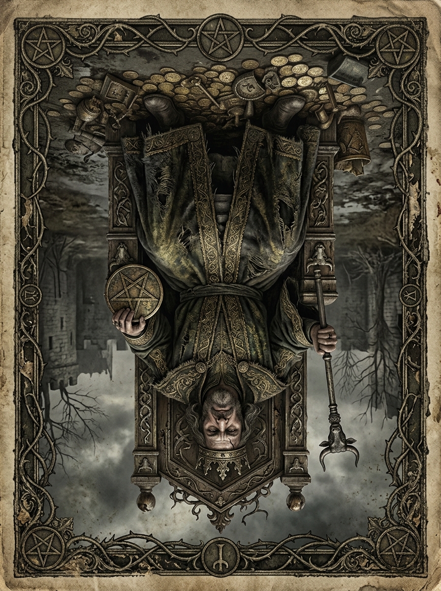 O Rei de Ouros no Tarot — significado no amor, carreira e conselho — Carta invertida