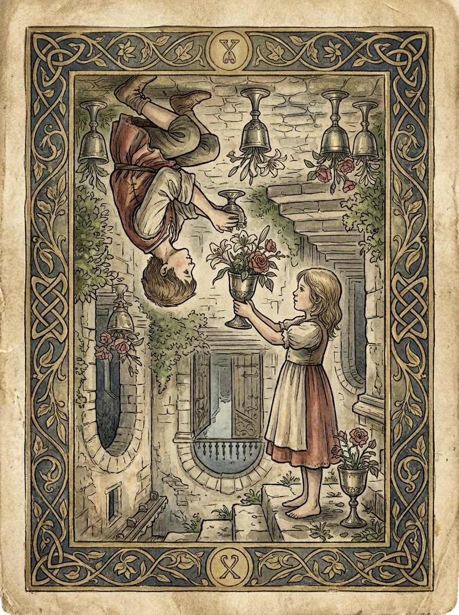 O Seis de Copas no Tarot — significado no amor, carreira e conselho — Carta invertida