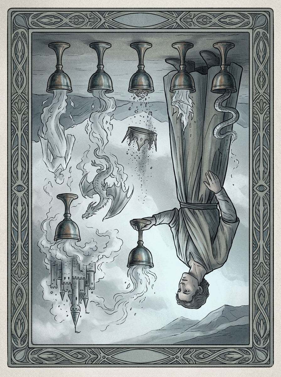O Sete de Copas no Tarot — significado no amor, carreira e conselho — Carta invertida