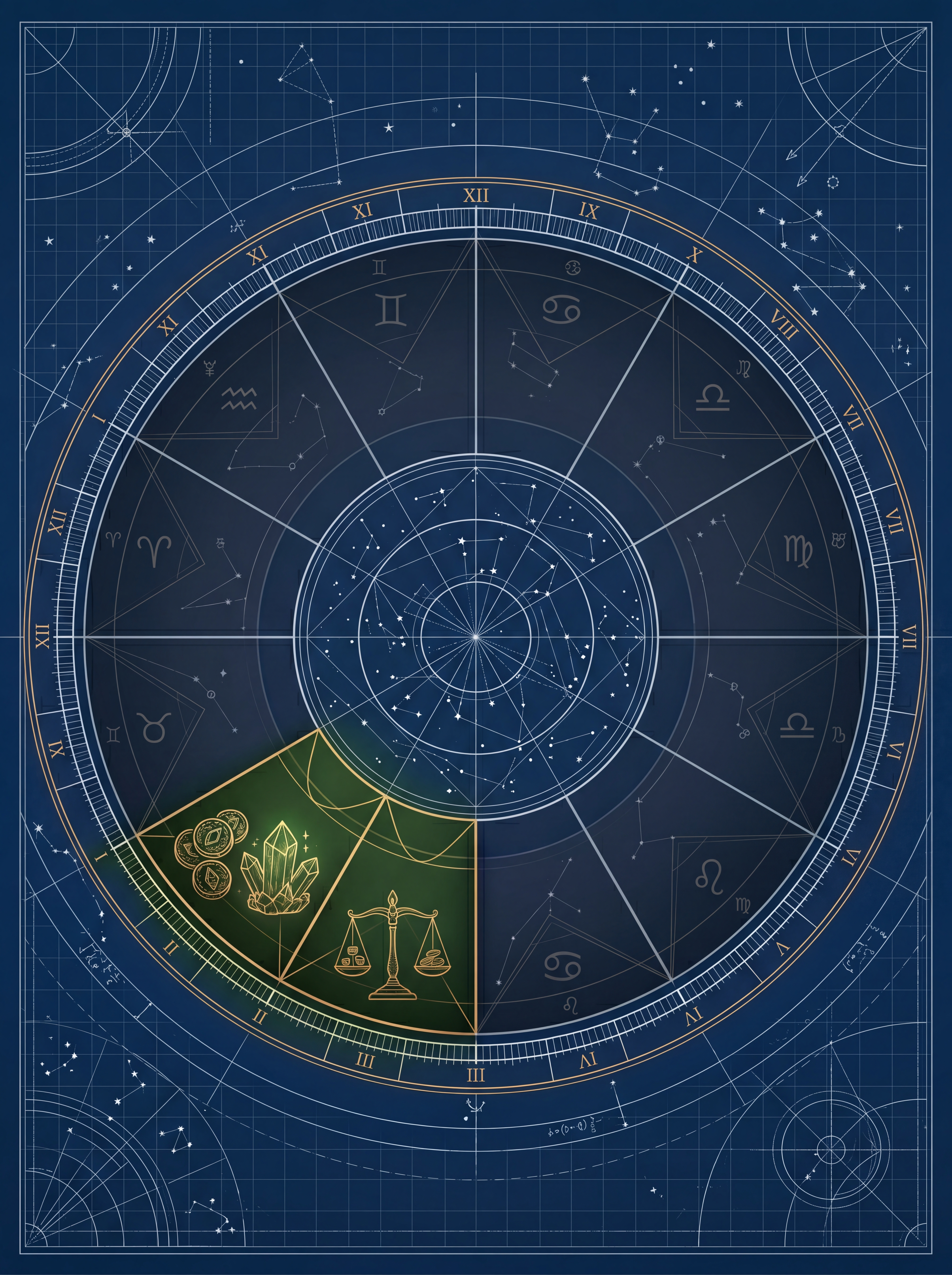 Casa 2 na astrologia
