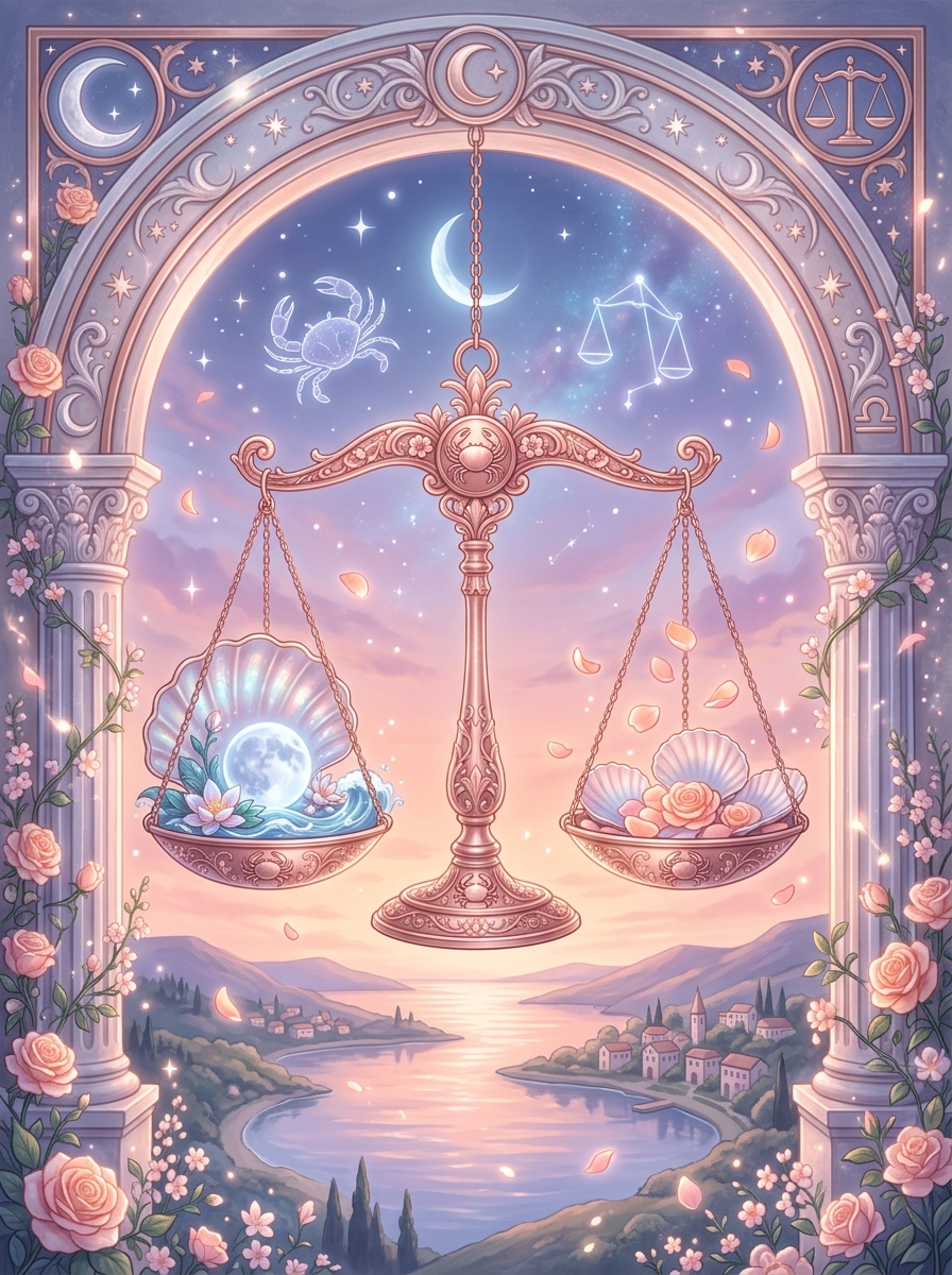 Sol em Câncer e Ascendente em Libra
