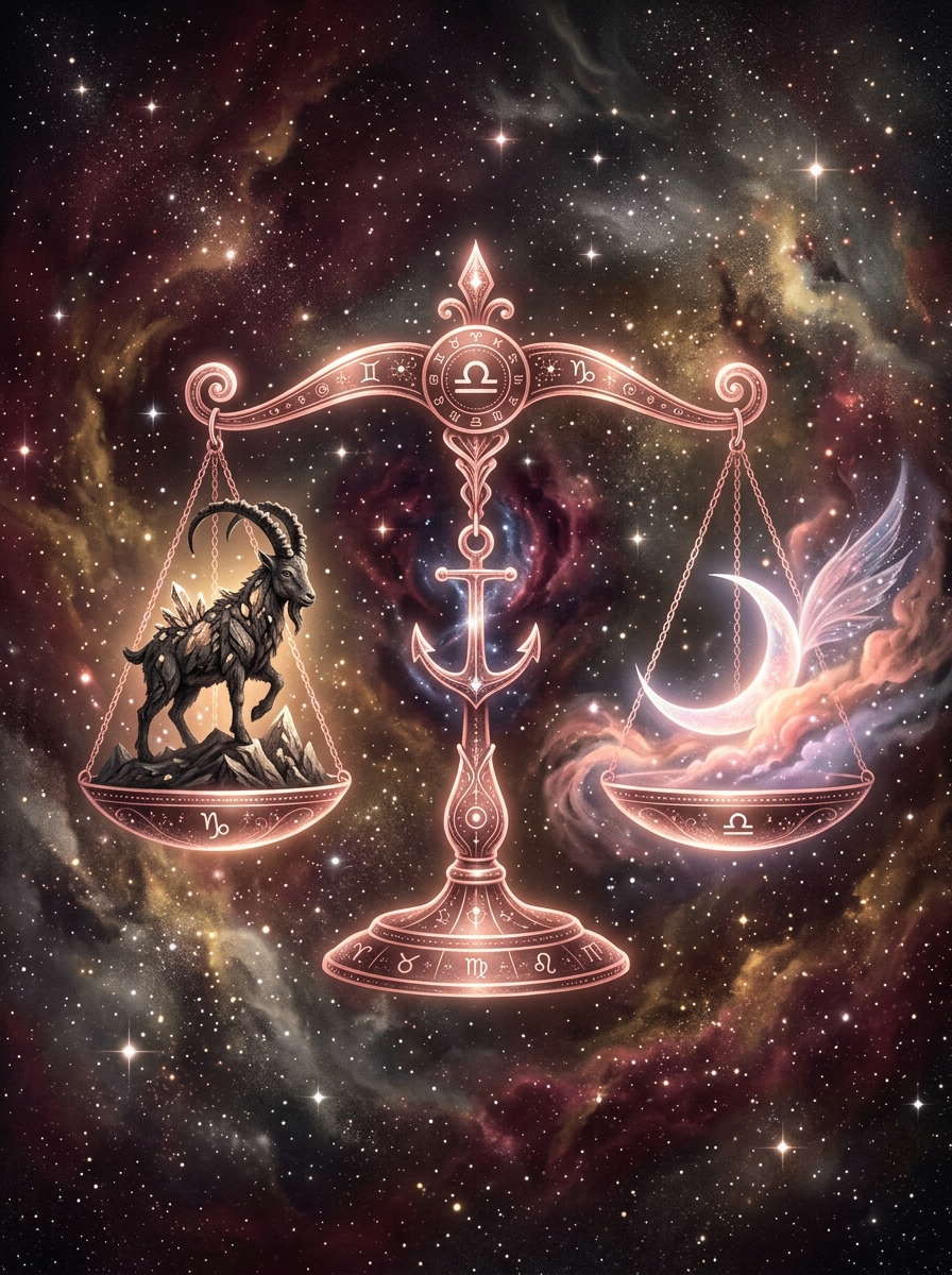 Sol em Capricórnio e Ascendente em Libra