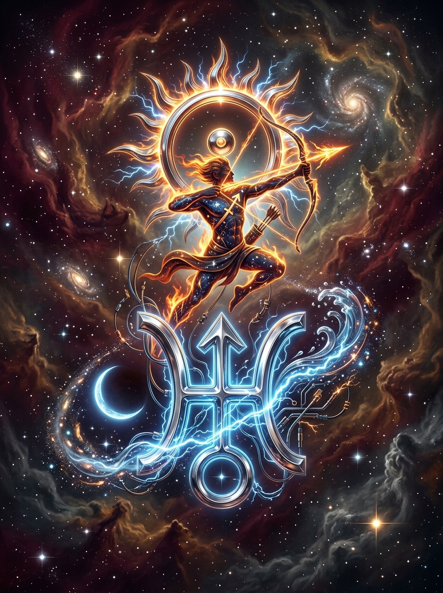 Sol em Sagitário e Ascendente em Aquário